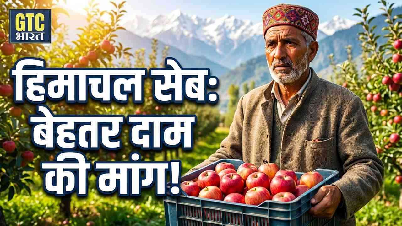 सेब उत्पादकों ने समर्थन मूल्य बढ़ाने की मांग की