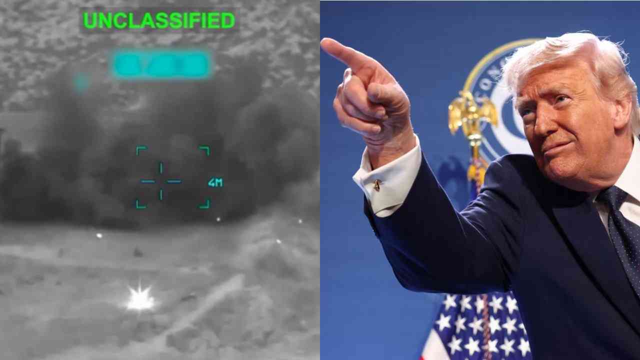 अमेरिका ने ईरानी सैन्य ठिकानों पर सटीक हवाई हमले का वीडियो जारी किया, खारग द्वीप पर साधे निशाने