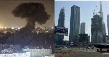 दुबई में तेज धमाकों से दहशत, ईरानी हमलों को एयर डिफेंस ने किया नाकाम...