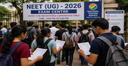 BREAKING: NEET UG-2026 परीक्षा रद्द, NTA ने दोबारा परीक्षा कराने का फैसला लिया...