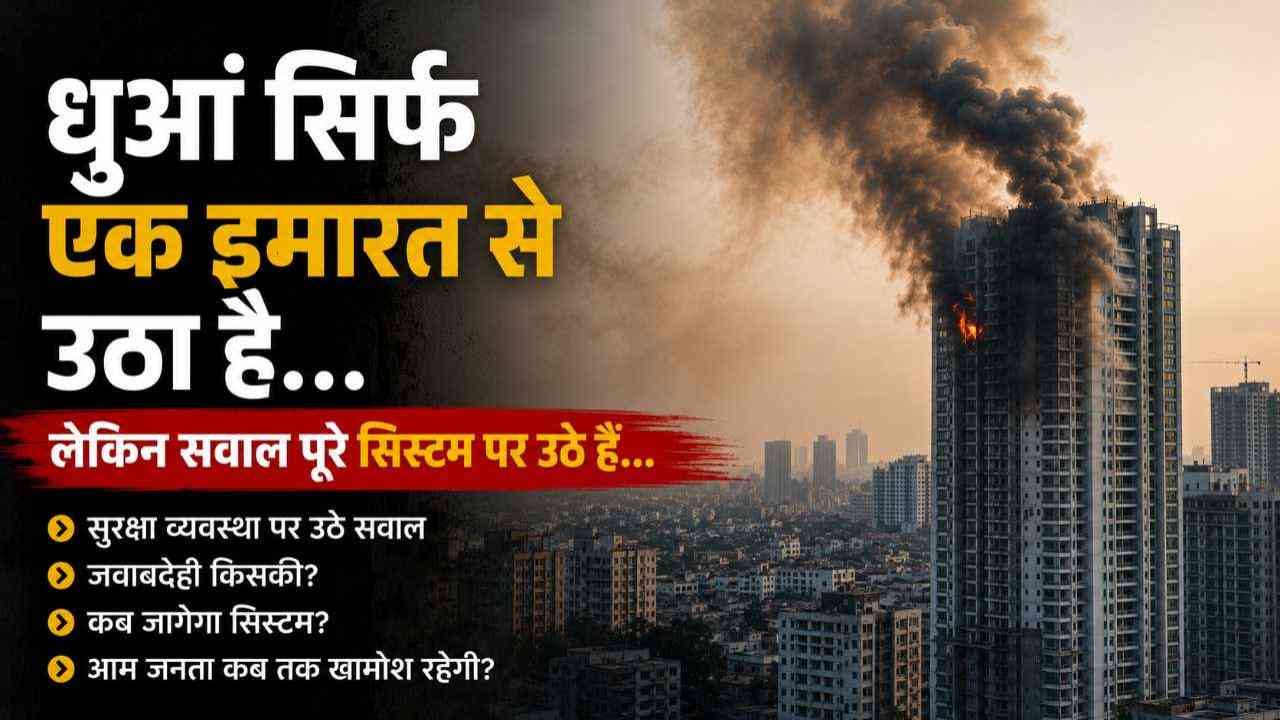 धुआं एक इमारत से उठा, लेकिन सवाल पूरे सिस्टम पर खड़े हुए, क्या हैं वो धधकते सवाल...?