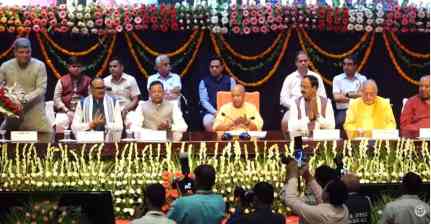 प्रधानमंत्री नरेंद्र मोदी के 12 वर्ष पूर्ण होने पर मुख्यमंत्री योगी आदित्यनाथ ने किया मीडिया संवाद