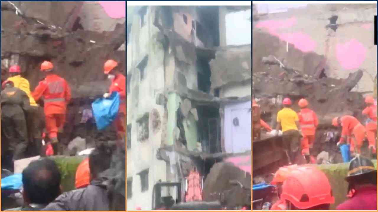 महाराष्ट्र के भिवंडी में चार मंजिला इमारत ढही, मलबे से अब तक 9 शव बरामद