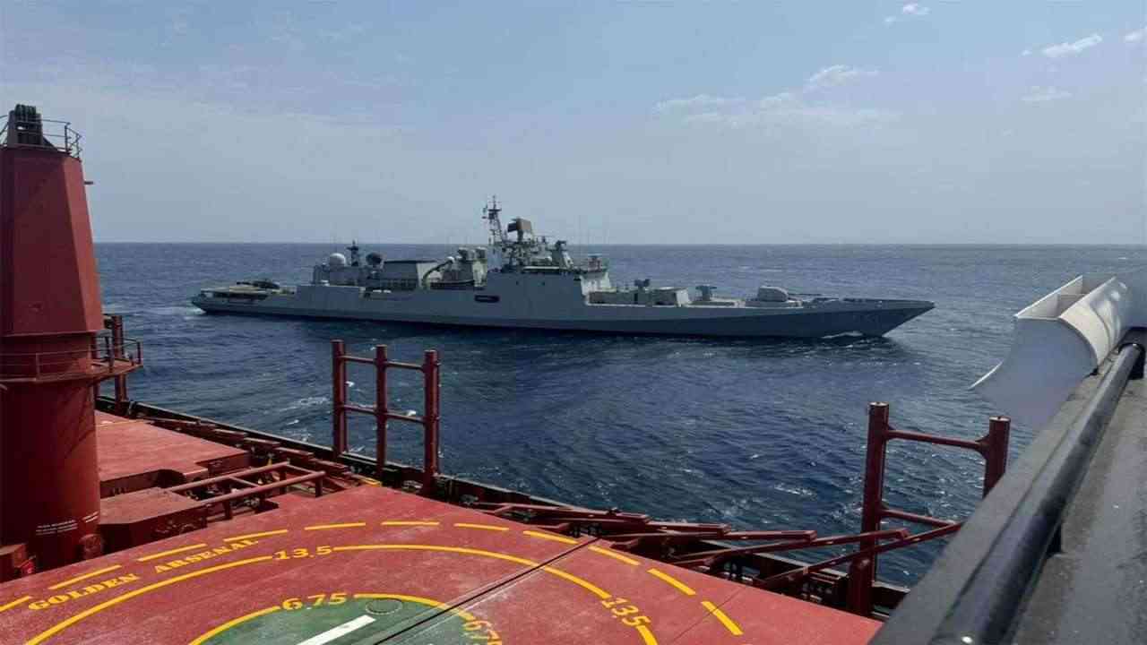 Indian Navy Prevents Piracy Attempt on Commercial Vessel in Gulf of Aden