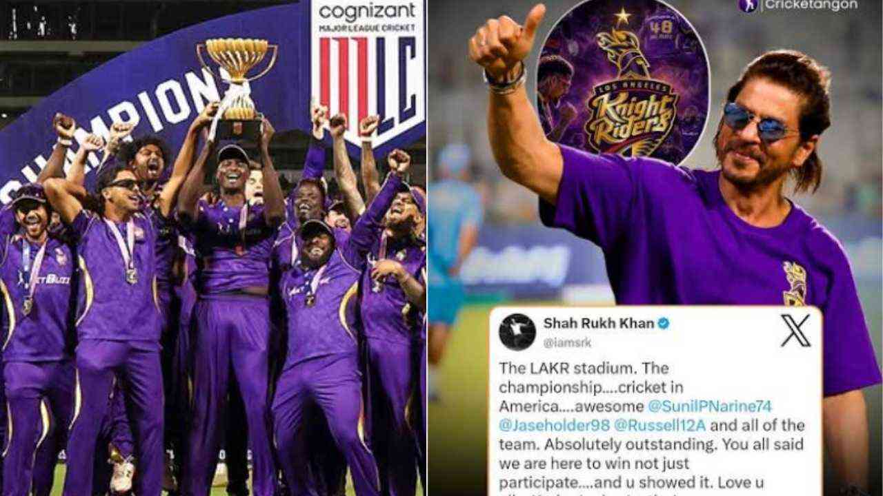 'Korbo Lorbo Jeetbo' शाहरुख खान ने LAKR को MLC 2026 चैंपियन बनने पर दी बधाई...