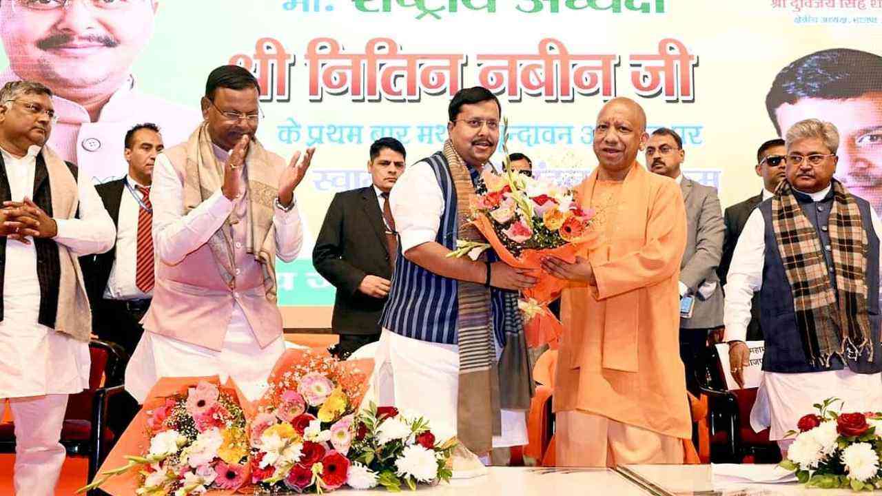 मुख्यमंत्री ने किया नितिन नबीन का स्वागत