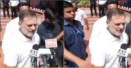 ‘आप BJP के हो क्या?’ दिल्ली पुलिसकर्मियों के परिवारों की प्रेस कॉन्फ्रेंस पर राहुल गांधी का तीखा जवाब...