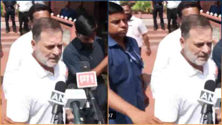‘आप BJP के हो क्या?’ दिल्ली पुलिसकर्मियों के परिवारों की प्रेस कॉन्फ्रेंस पर राहुल गांधी का तीखा जवाब...
