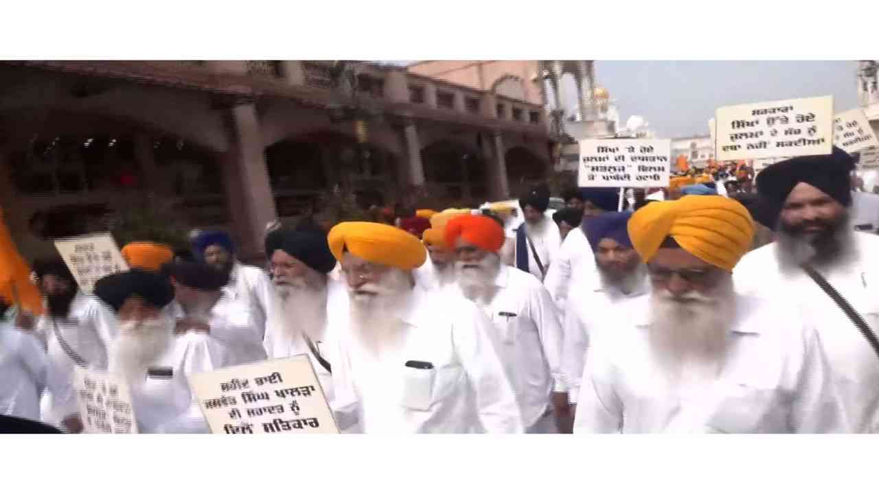 SGPC holds protest march in Amritsar, seeks lifting of ban on film 'Satluj'