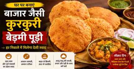 Bedmi Puri Recipe: घर पर बनाएं बाजार जैसी कुरकुरी बेड़मी पूड़ी