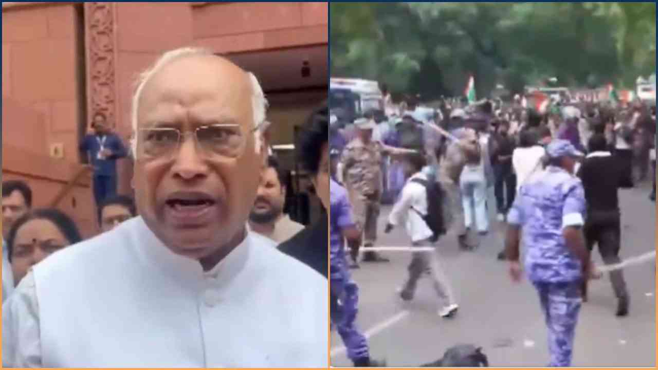 'लोकतंत्र पर हमला', छात्रों पर पुलिस कार्रवाई, राम मंदिर चंदा विवाद पर खड़गे का केंद्र पर तीखा हमला