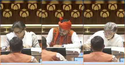 उपराष्ट्रपति सीपी राधाकृष्णन ने 9 नवनिर्वाचित राज्यसभा सांसदों को दिलाई शपथ