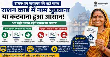राशन कार्ड में नाम जुड़वाने या कटवाना हुआ आसान, नहीं लगाने पड़ेंगे दफ्तर के चक्कर