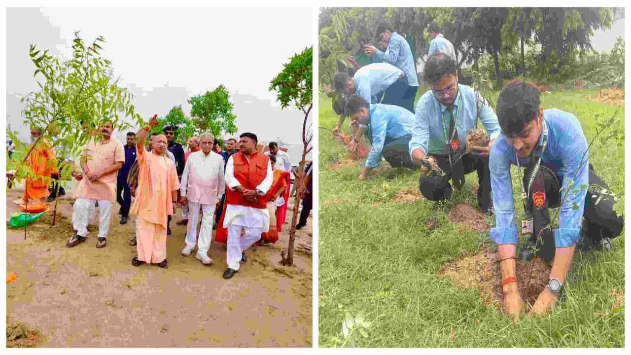 योगी सरकार के हरित महाअभियान में शिक्षा विभाग के संस्थानों में रोपे गए 43 लाख पौधे