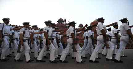 Full-dress rehearsal underway at Red Fort ahead of 80th Independence Day