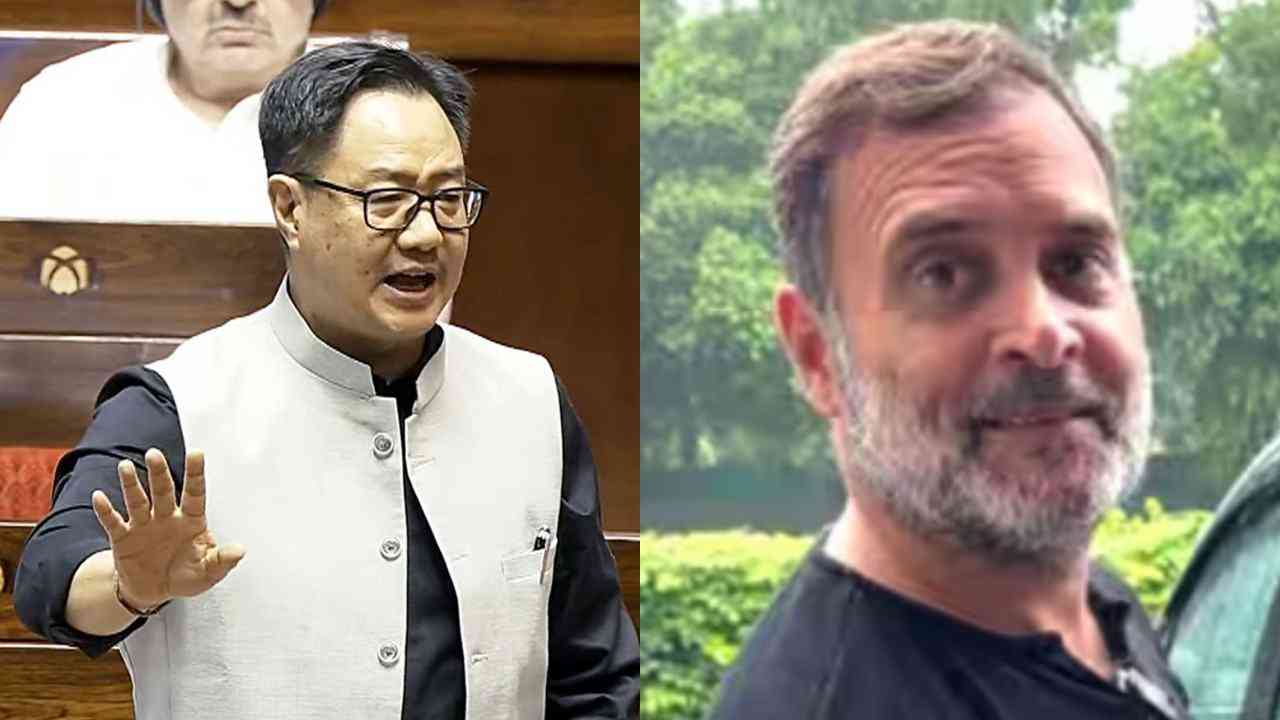 महिलाओं की आजादी पर राहुल गांधी के बयान की रिजिजू ने की तारीफ, फिर कांग्रेस को घेरा...