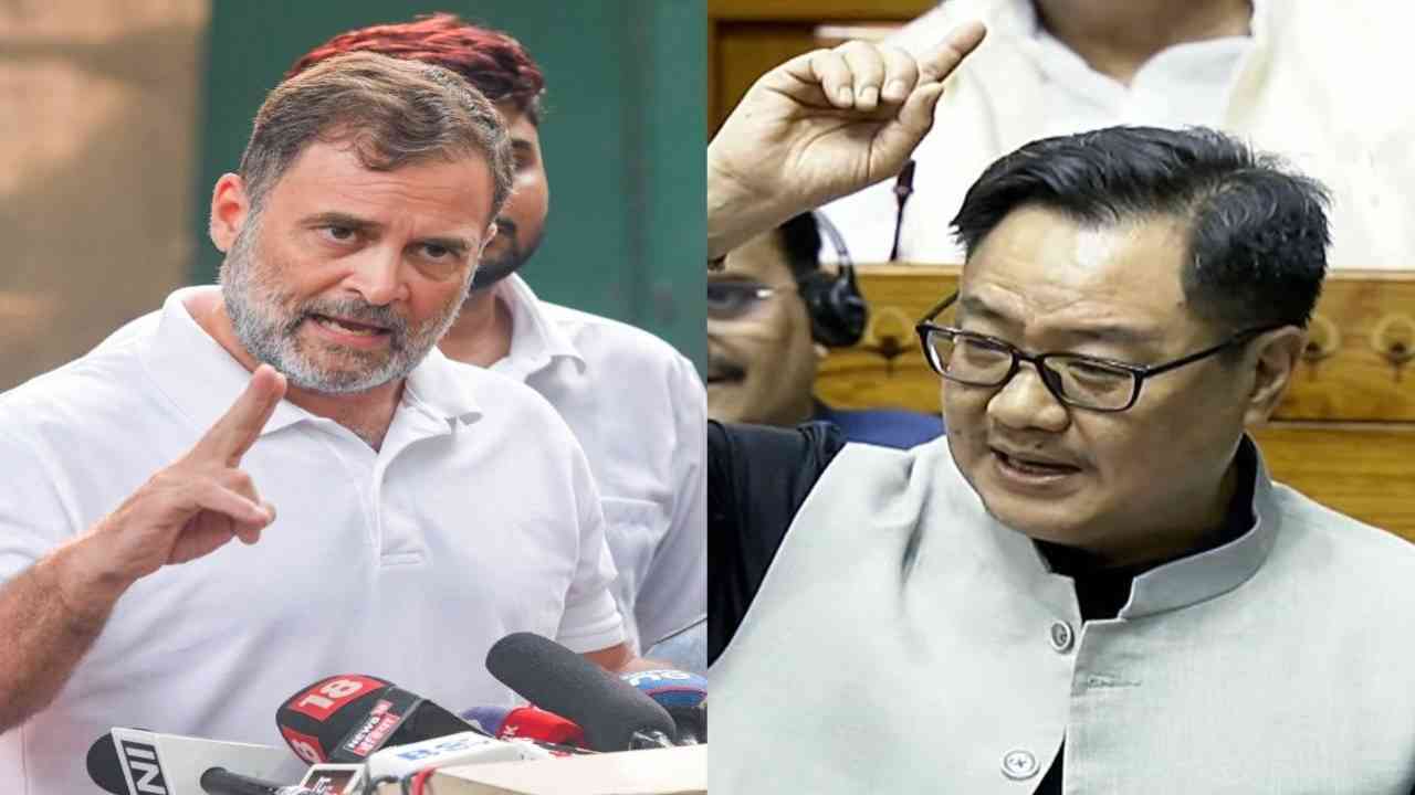 रिजिजू की चुनौती पर राहुल गांधी का पलटवार, बोले- 'महिला आरक्षण बिल पहले ही सर्वसम्मति से पास'
