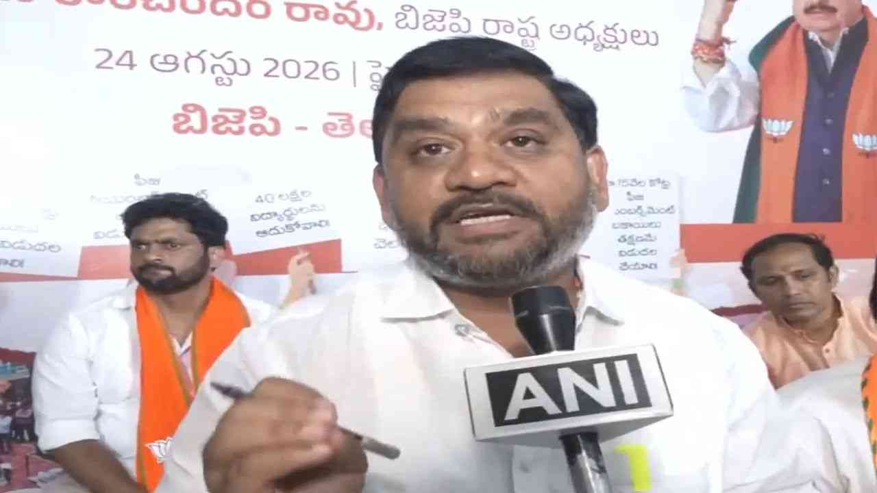 "Revanth Reddy is spreading blatant lies": BJP MLA Palvai Harish Babu hits out at Telangana CM over US visit denial