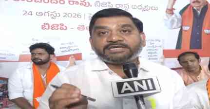 "Revanth Reddy is spreading blatant lies": BJP MLA Palvai Harish Babu hits out at Telangana CM over US visit denial