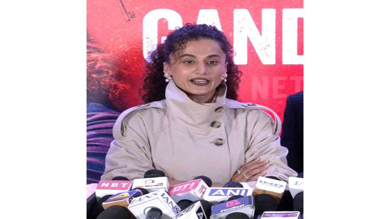 "Khatam kyun nahin hone dete yeh baat?":Taapsee gets irked over reporter's question on past feud with Kangana Ranaut