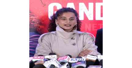 "Khatam kyun nahin hone dete yeh baat?":Taapsee gets irked over reporter's question on past feud with Kangana Ranaut