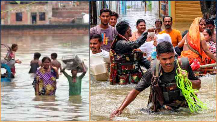 Flood Rescue Operations Intensified Across Uttar Pradesh; School Vehicles Checked Under Safety Drive