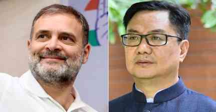 ‘बच्चों पर लाठी चलाओ, फिर कहो कुछ हुआ ही नहीं’, रिजिजू के बयान पर राहुल गांधी का पलटवार
