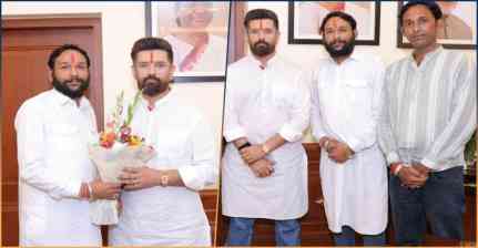 बठिंडा के नेता राजेश कुमार गेहरीवाल ने केंद्रीय मंत्री चिराग पासवान से की मुलाकात, पंजाब के मुद्दों पर सौंपा ज्ञापन