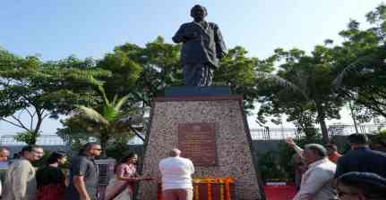 Gujarat CM Bhupendra Patel pays floral tribute to Pandit Deendayal Upadhyaya in Ahmedabad