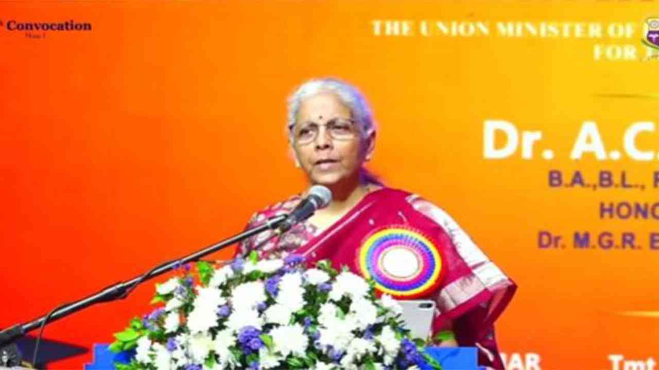 "Education is the only asset that never leaves us": FM Nirmala Sitharaman urges graduates to lead with humility, country-1st mindset