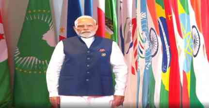 PM Modi arrives at Bharat Mandapam for second day of BRICS Summit