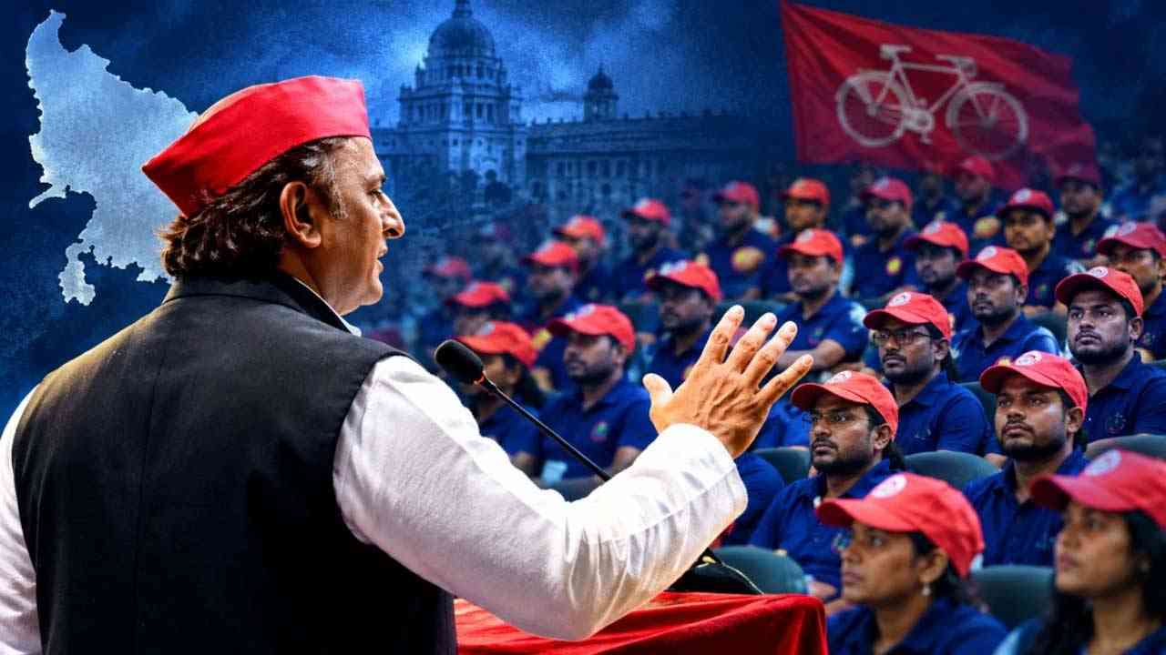 Akhilesh Yadav Blue T-Shirt: लाल टोपी के साथ ‘नीला रंग’ क्यों जोड़ रही सपा? 2027 से पहले PDA Politics का नया संकेत
