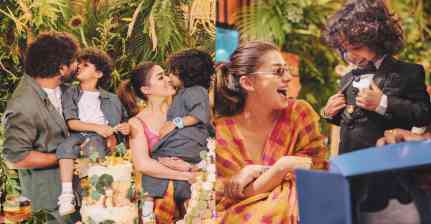 Nayanthara, Vignesh Shivan host jungle-themed birthday bash for twins Uyir and Ulag