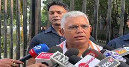 कानून-व्यवस्था बिगाड़ने की कोशिशों को रोकना जरूरी: सीजेपी के प्रदर्शन पर दिलीप घोष