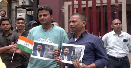 Celebrations outside Captain Smit Machchhar's Mumbai residence; friends and family hail him as 'real hero'