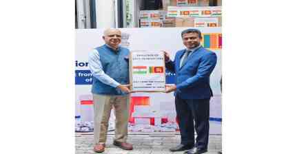 India hands over three tonnes of anti-tuberculosis medicines to Sri Lanka