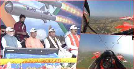 वाराणसी में गंगा के ऊपर भारतीय वायुसेना का भव्य एयर शो, प्रधानमंत्री मोदी ने देखा ‘विंग्स ओवर गंगा’
