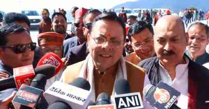 “Monitoring entire incident”: Uttarakhand CM Dhami on helicopter crash near Joshimath