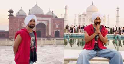 Diljit Dosanjh makes a surprise visit to Taj Mahal, shares video