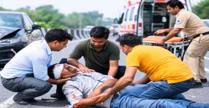 सड़क हादसे में घायलों की मदद करने वालों को मिलेगा सम्मान, यूपी में 27 राहवीरों को पुरस्कृत करने की तैयारी