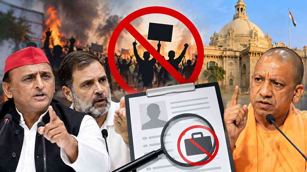 UP Job Rules: प्रदर्शनकारियों को नौकरी से दूर रखने के आरोप पर सपा-कांग्रेस का हमला, सरकार को घेरा